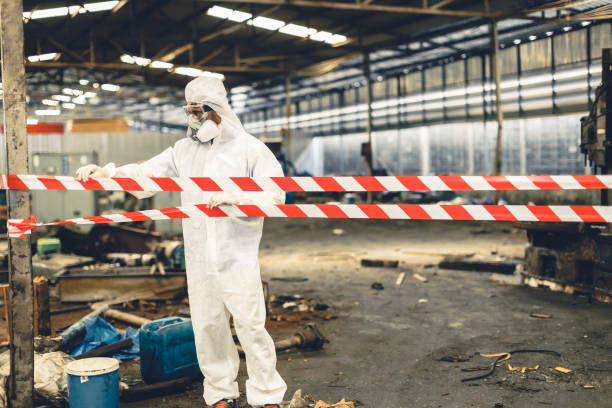 Professional Biohazard technician working in Linden, NJ